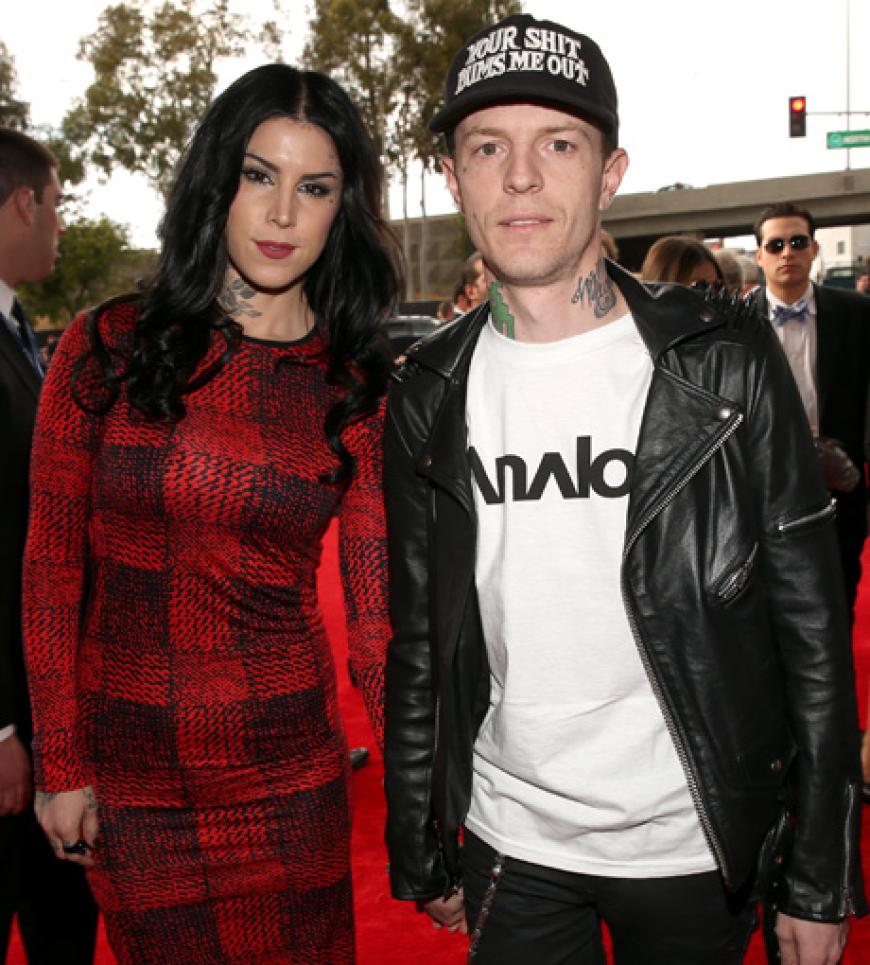 Verliebt: Kat Von D mit ihrem Verlobten DJ Deadmau5