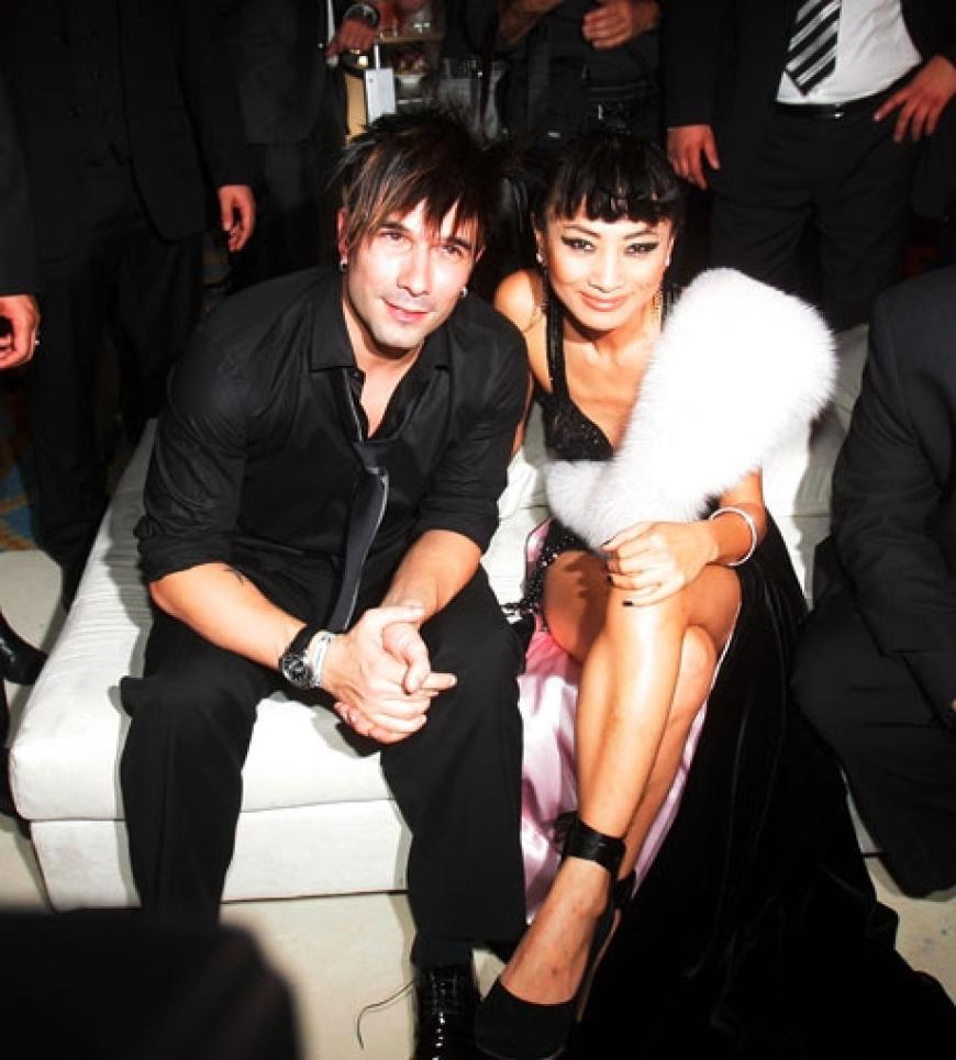Angeregte Gespräche: Marc Terenzi und Bai Ling