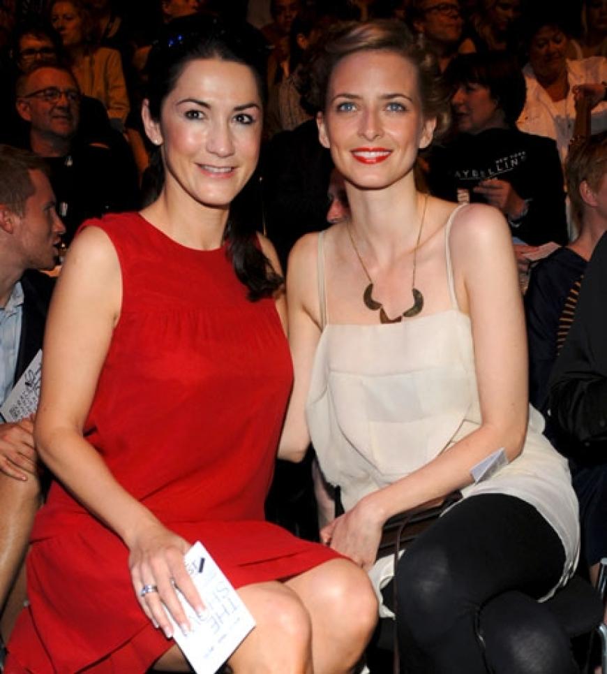 Mariella Ahrens und Eva Padberg saßen bei der