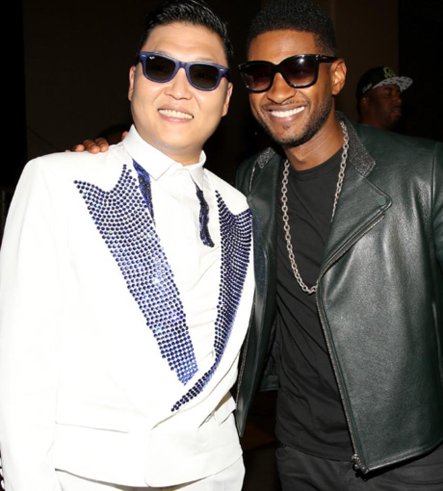 Auch Sänger Usher ist inzwischen auf den Südkoreaner aufmerksam geworden. Und Justin Bieber will sogar eine gemeinsame Single mit Psy aufnehmen