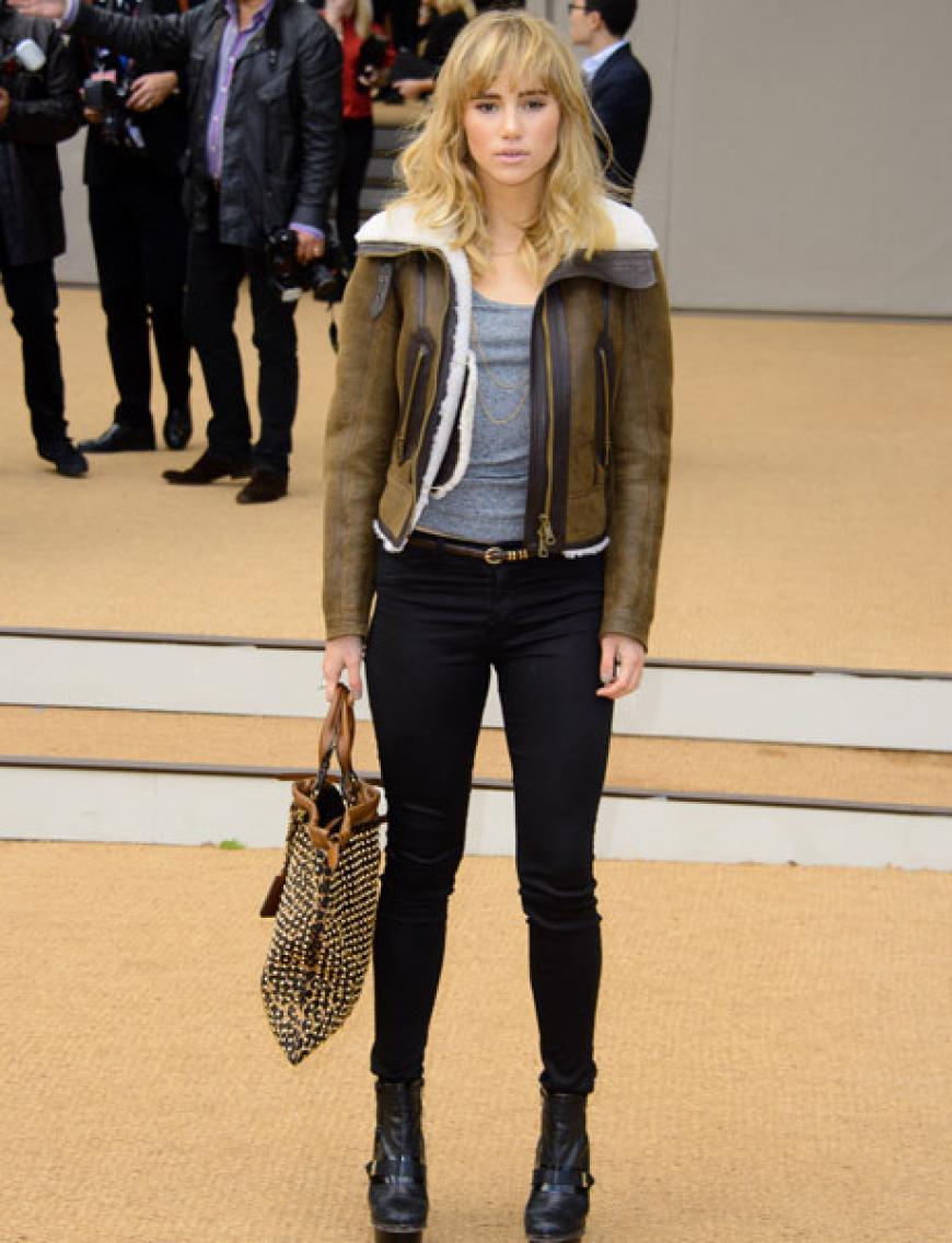 Das Who-is-Who der Mode- und Showbranche kam auf Einladung von Designer Christopher Bailey zur Show von´ Burberry Prorsum. Model Suki Waterhouse (Bradley Coopers Freundin) gehörte zu den Star-Gästen