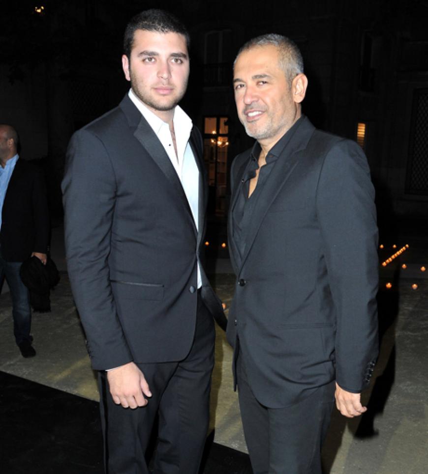 Star-Designer Elie Saab mit seinem Sohn Elie Saab Jr.