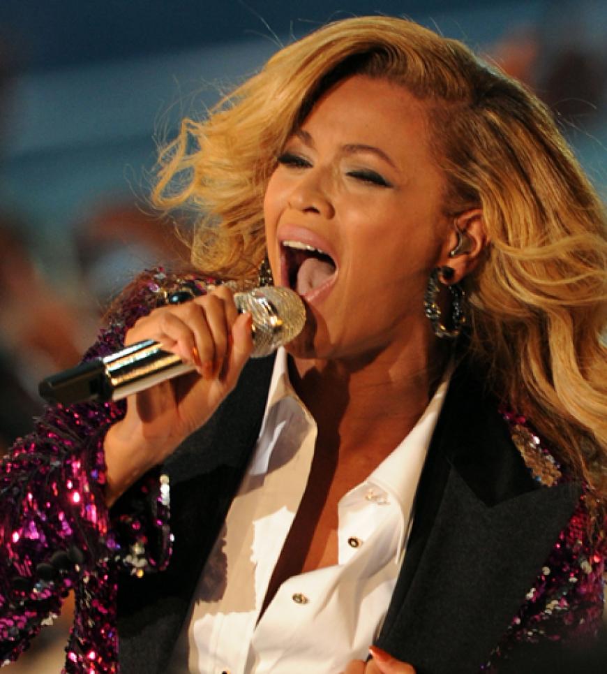 Volle Power: Beyoncé auf der Bühne