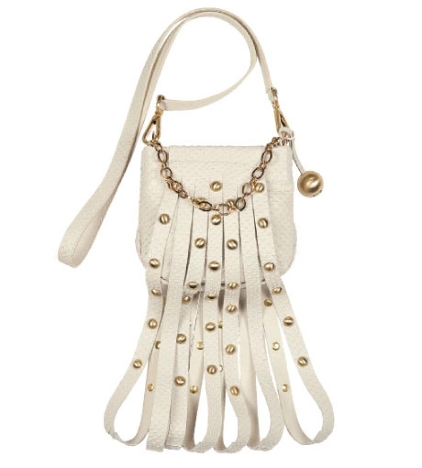 Behangen Abendtasche mit Lederschlaufen von Furla, ca. 340 Euro