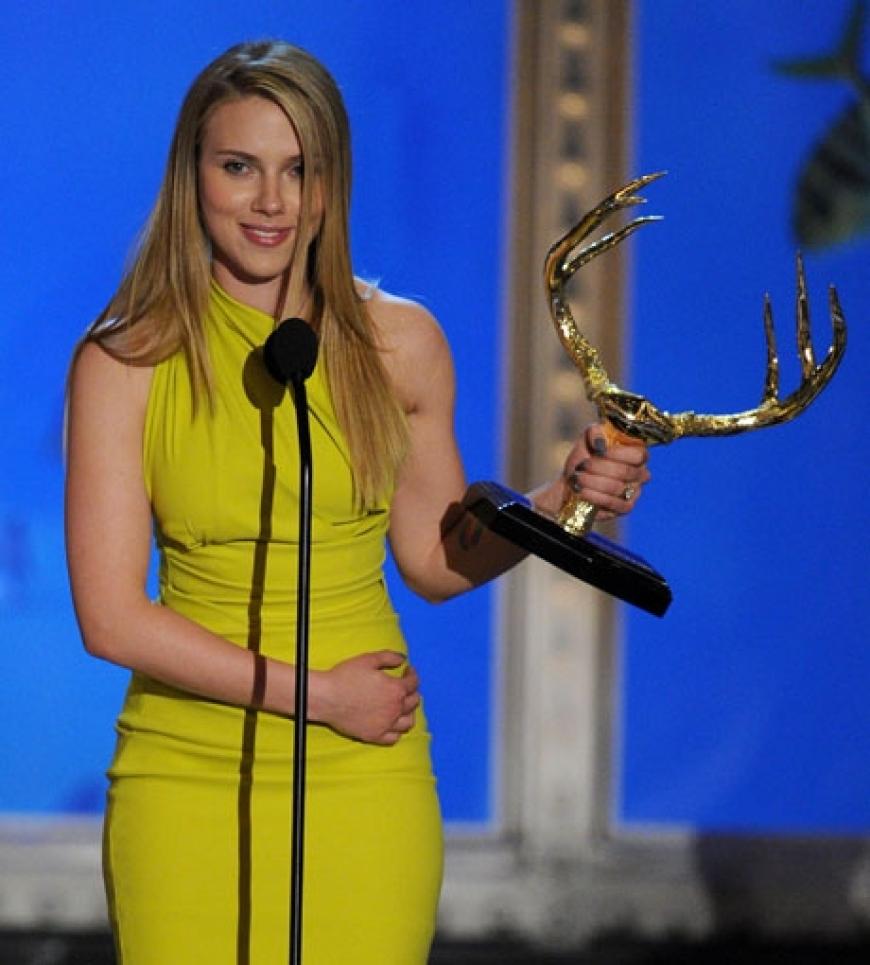 Bezaubernd: Scarlett Johansson erhält den Preis