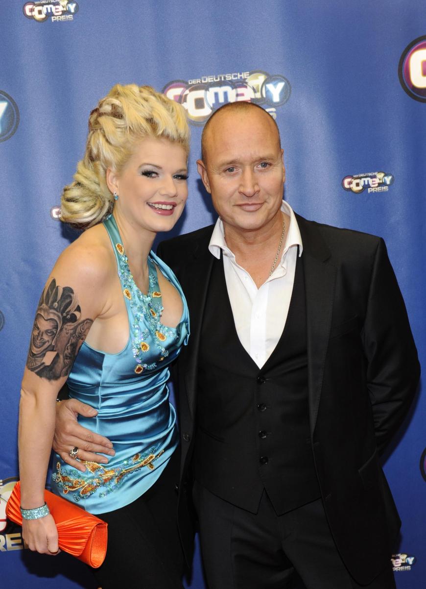 Melanie Müller und Mike Blümer beim deutschen Comedy-Preis 2014