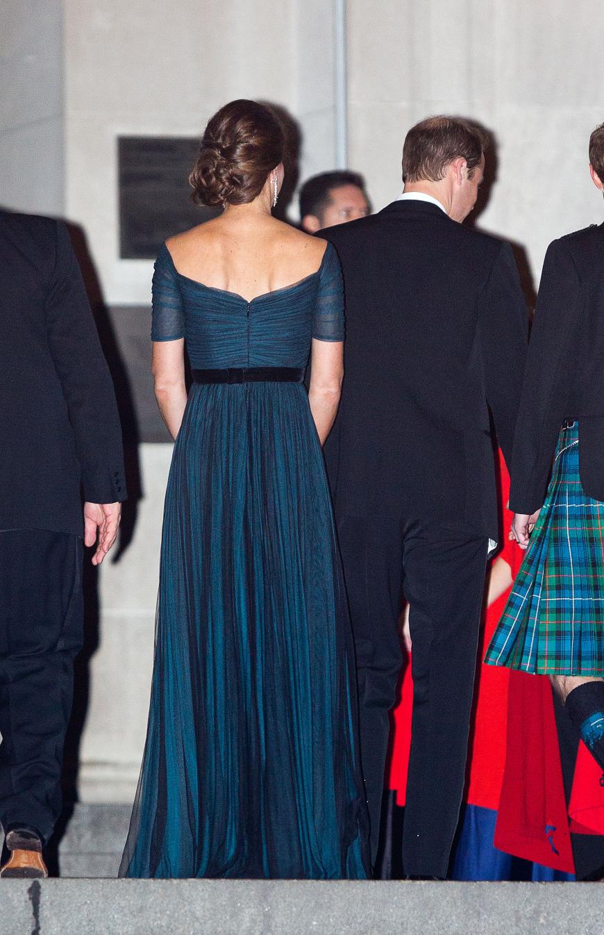 Ein schöner Rücken kann verzücken: Die Duchess auf ihrer New-York-Reise.