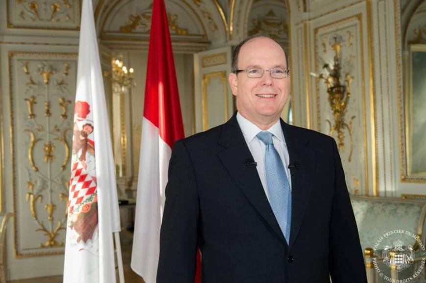 Fürst Albert dankt in einer Videobotschaft seinem Volk.