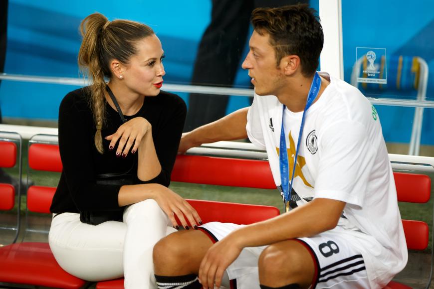 Dieses Jahr trennte sie sich von Mesut Özil.