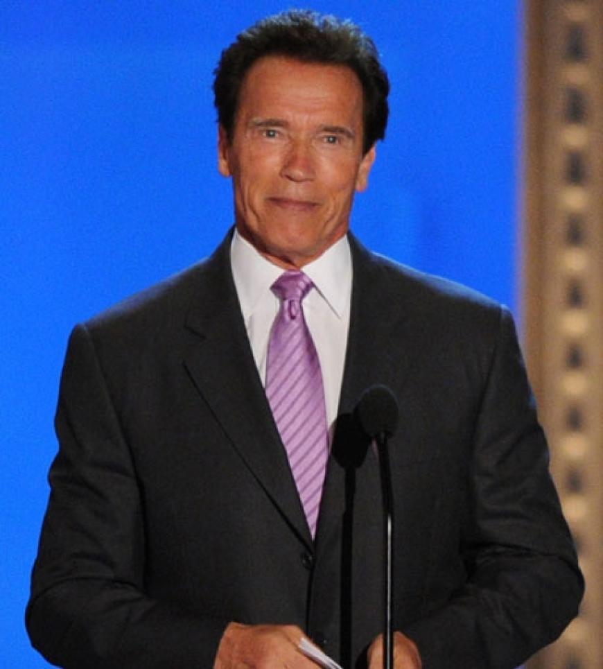 Arnold Schwarzenegger durfte die Laudatio auf seinen früheren Schaupielkollegen Sylvester Stallone halten