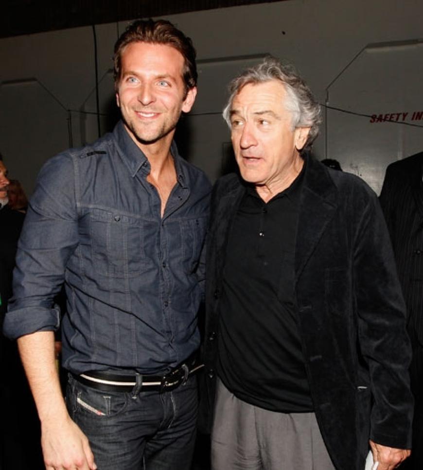 Bradley Cooper mit Hollywood-Legende Robert De Niro