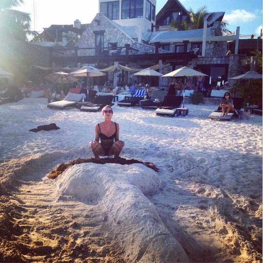 Toni Garrn veröffentlichte diesen provokanten Penis-Schnappschuss.
