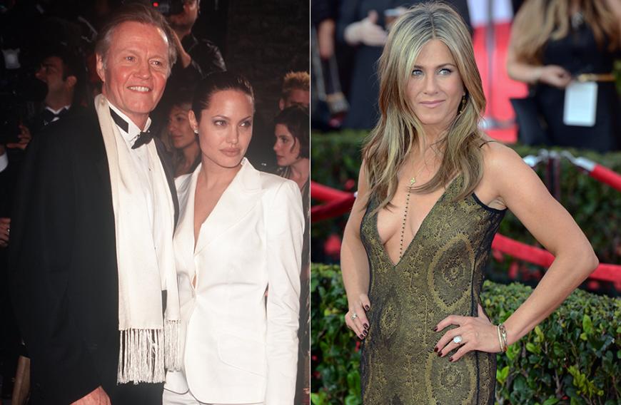 Eine Ohrfeige für die Rivalin: Jennifer Anistons hat Angelina Jolie den Papa ausgespannt. Sie ist ausgerechnet mit ihm sehr gut befreundet.
