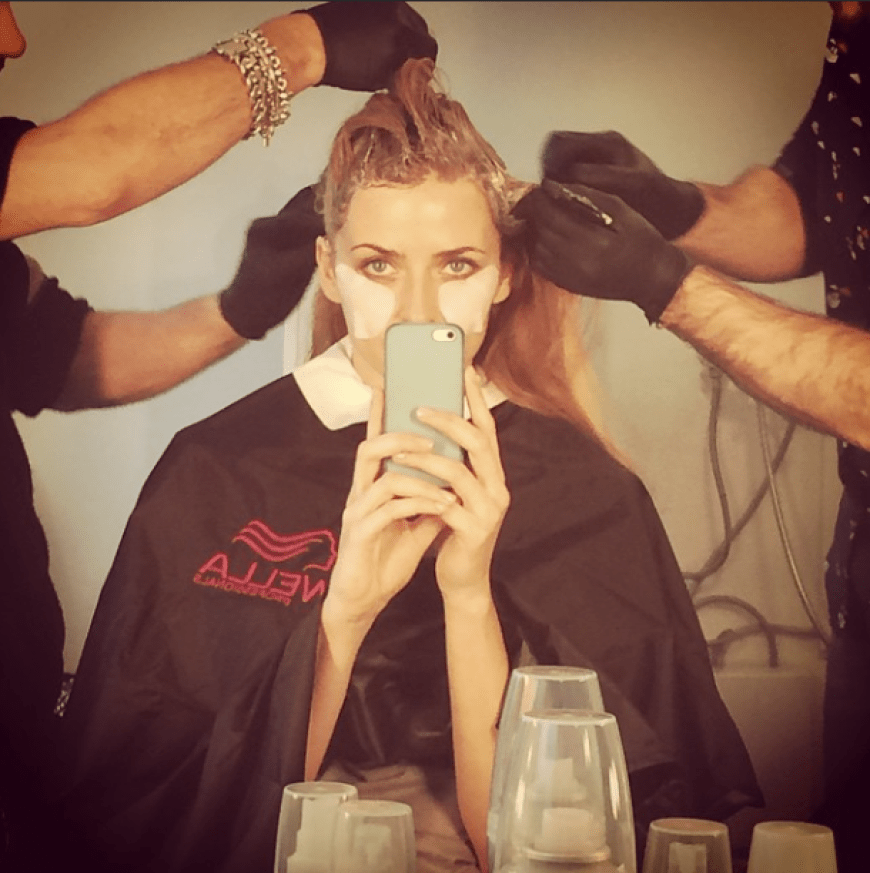 Model-Metamorphose: Eva Padberg beweist, wie viel Arbeit Stylisten und Visagisten haben können.