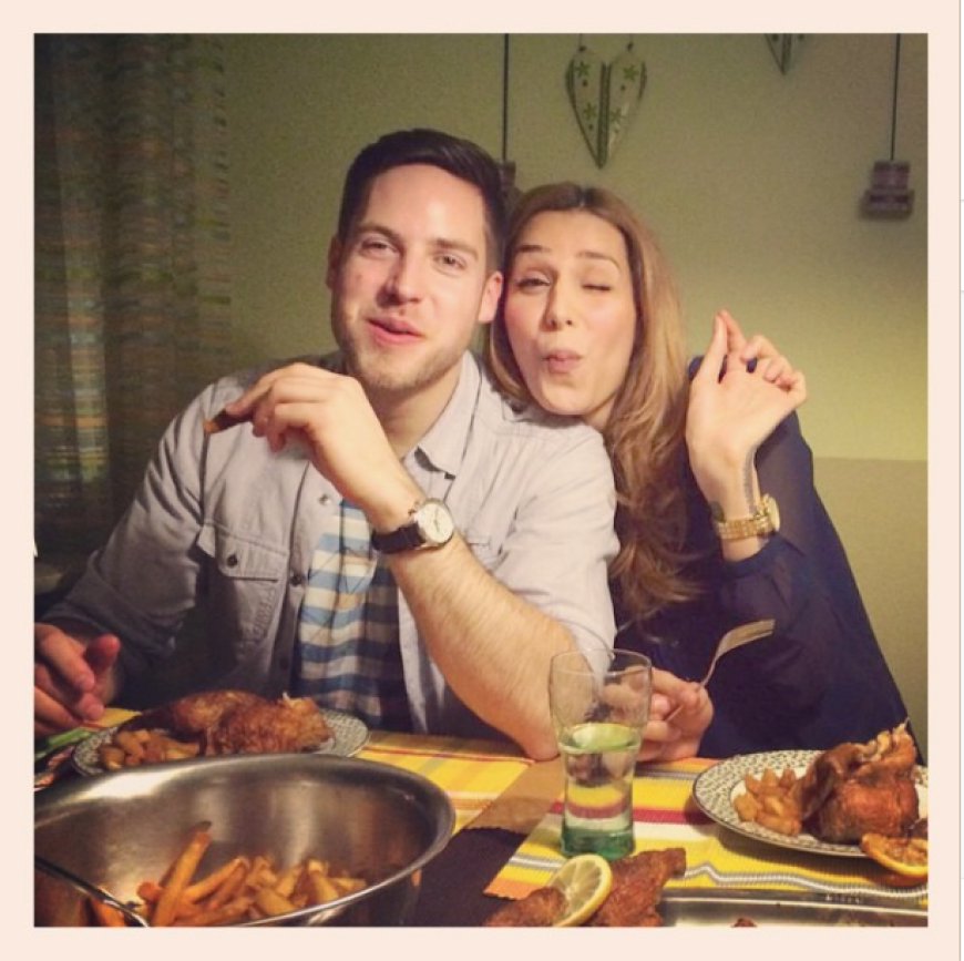 Innig und verliebt zeigen sich die beiden auf Instagram. Ob beim Essen...