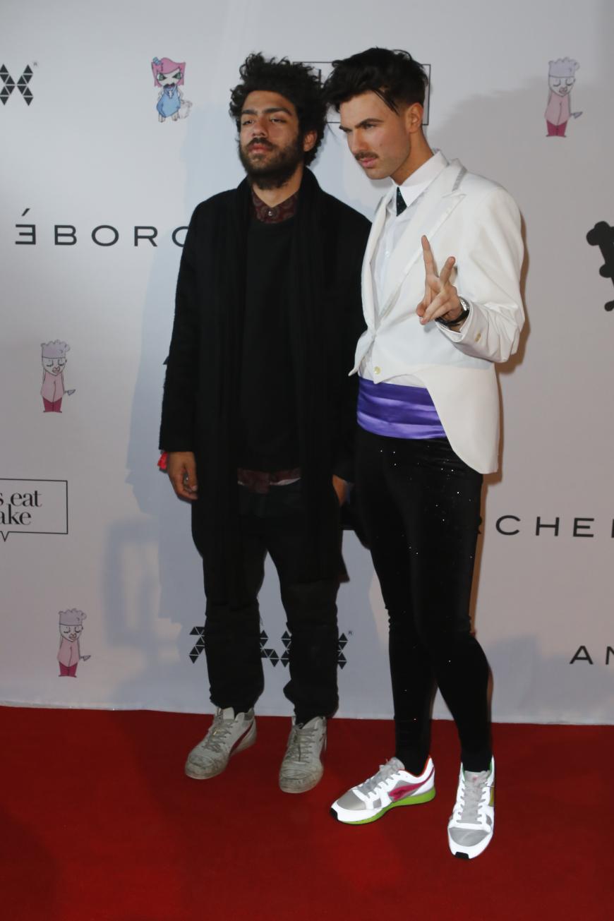 Promi-Sprössling und DJ Noah Becker mit André Borchers