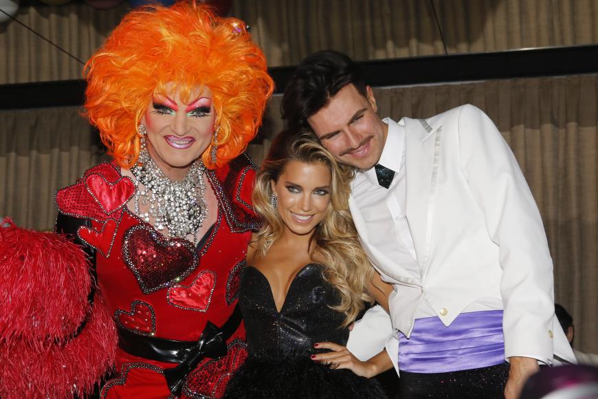 Was für ein Trio! Olivia Jones (l.) mit Sylvie Meis und André Borchers