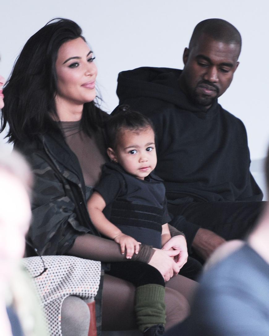 Natürlich durfte klein North bei der Fashionshow ihres Vaters bei der Fashion Week New York 2015 auch nicht fehlen.