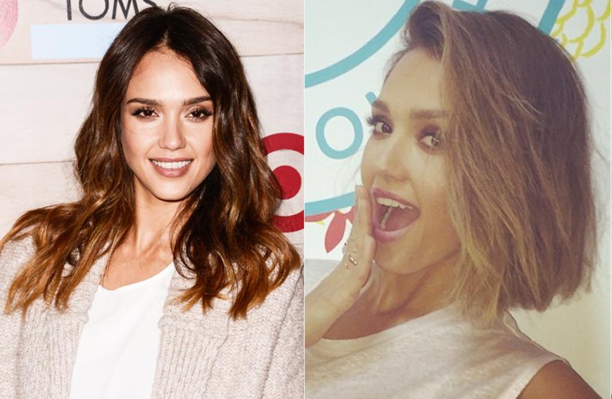 Schnipp, schnapp! Jessica Alba hat sich von ihrer langen Mähne getrennt.