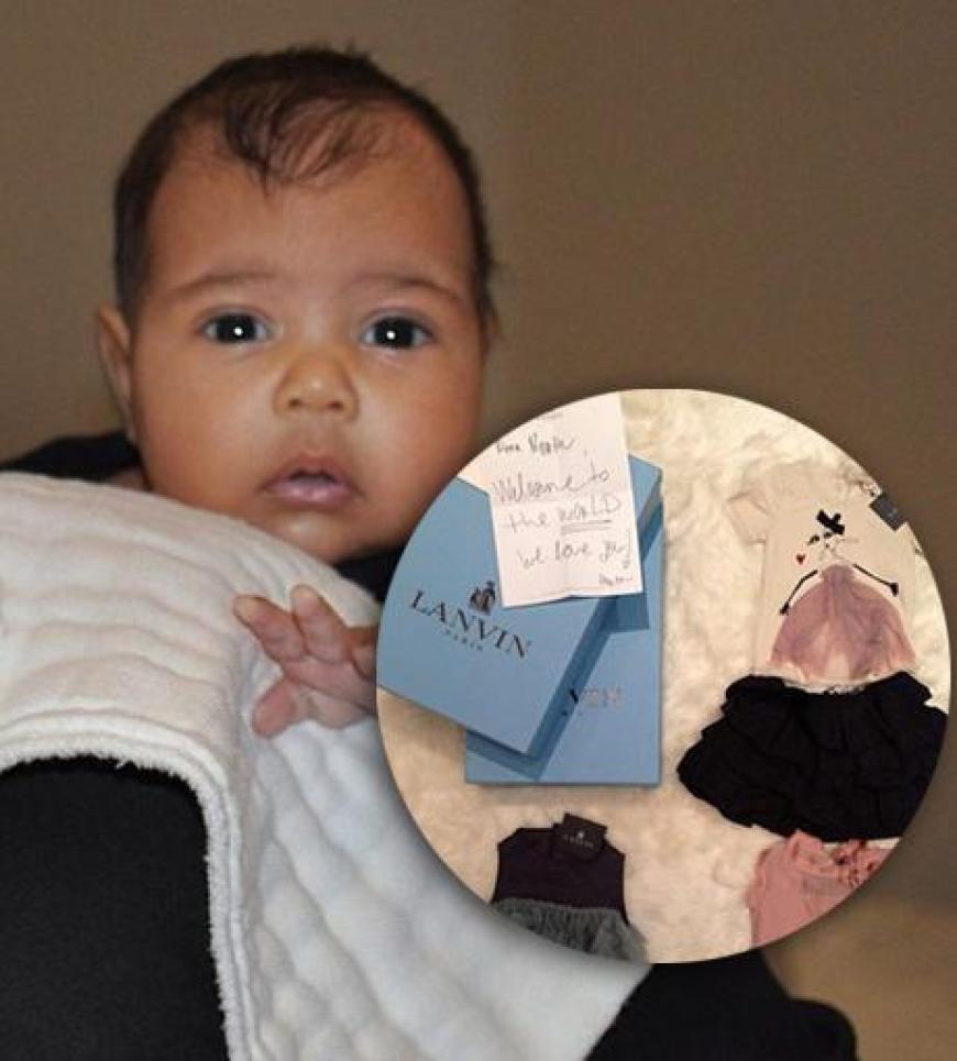 North West erblickte am frühen Samstagmorgen, 15. Juni 2013, das Licht der Welt. Und schon zur Geburt wurde der Wonneproppen mit Luxus-Geschenken überhäuft.