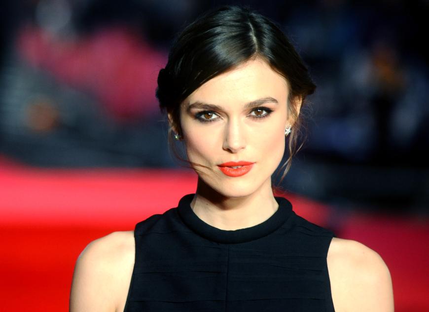 Hier ist Keira Knightley bei der Londoner Premiere von