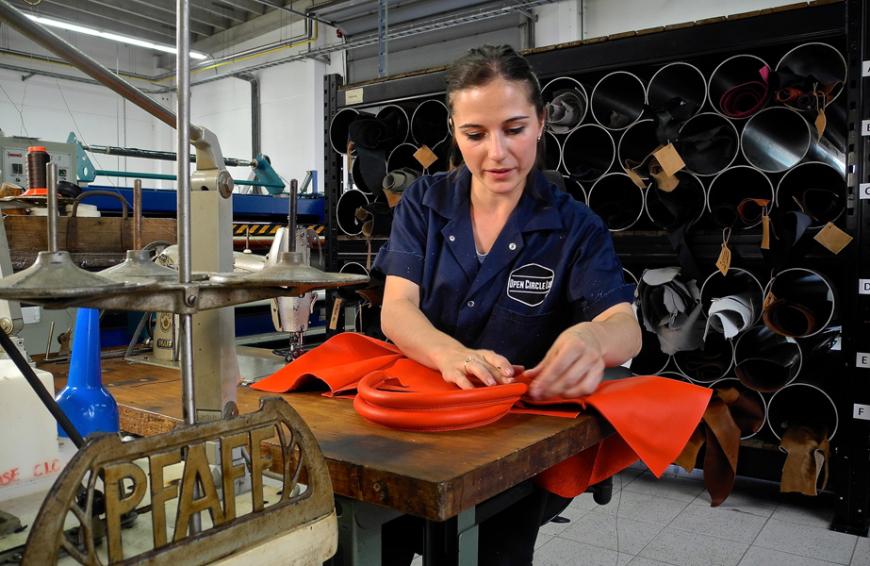 Rund 200 Mitarbeiter arbeiten allein bei ECCO Leather in Dongen, 1.300 weltweit