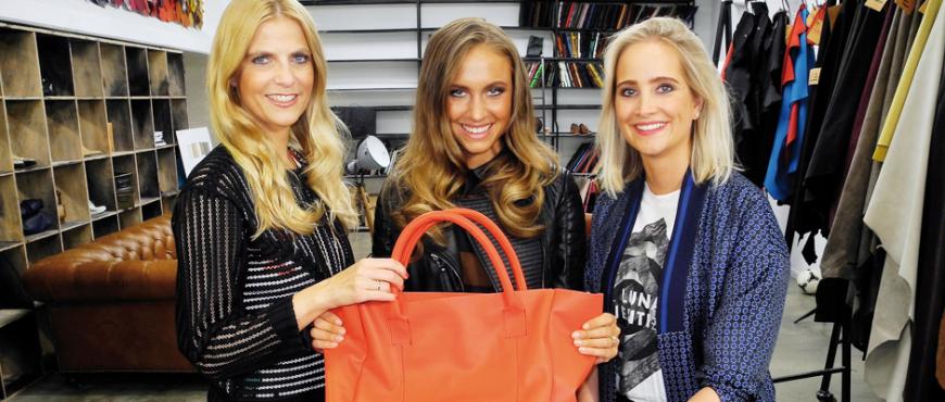 Eine eigene Handtasche kreieren - für Model Alena Gerber ist dieser Traum bei INfashion in Erfüllung gegangen