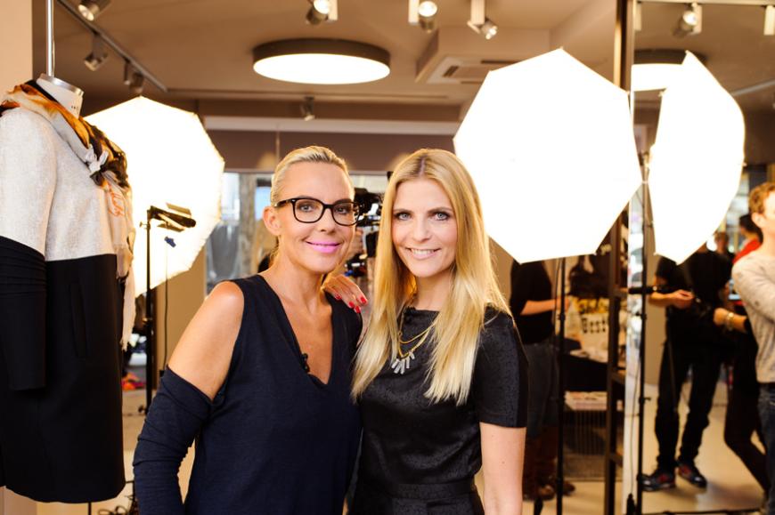 Im Auftrag des Tuches: Natascha Ochsenknecht und Tanja Bülter