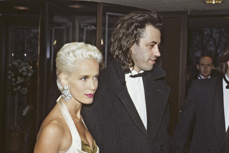 Ihre Mutter Paula Yates im Jahr 2000 - Hier mit Bob Geldof.