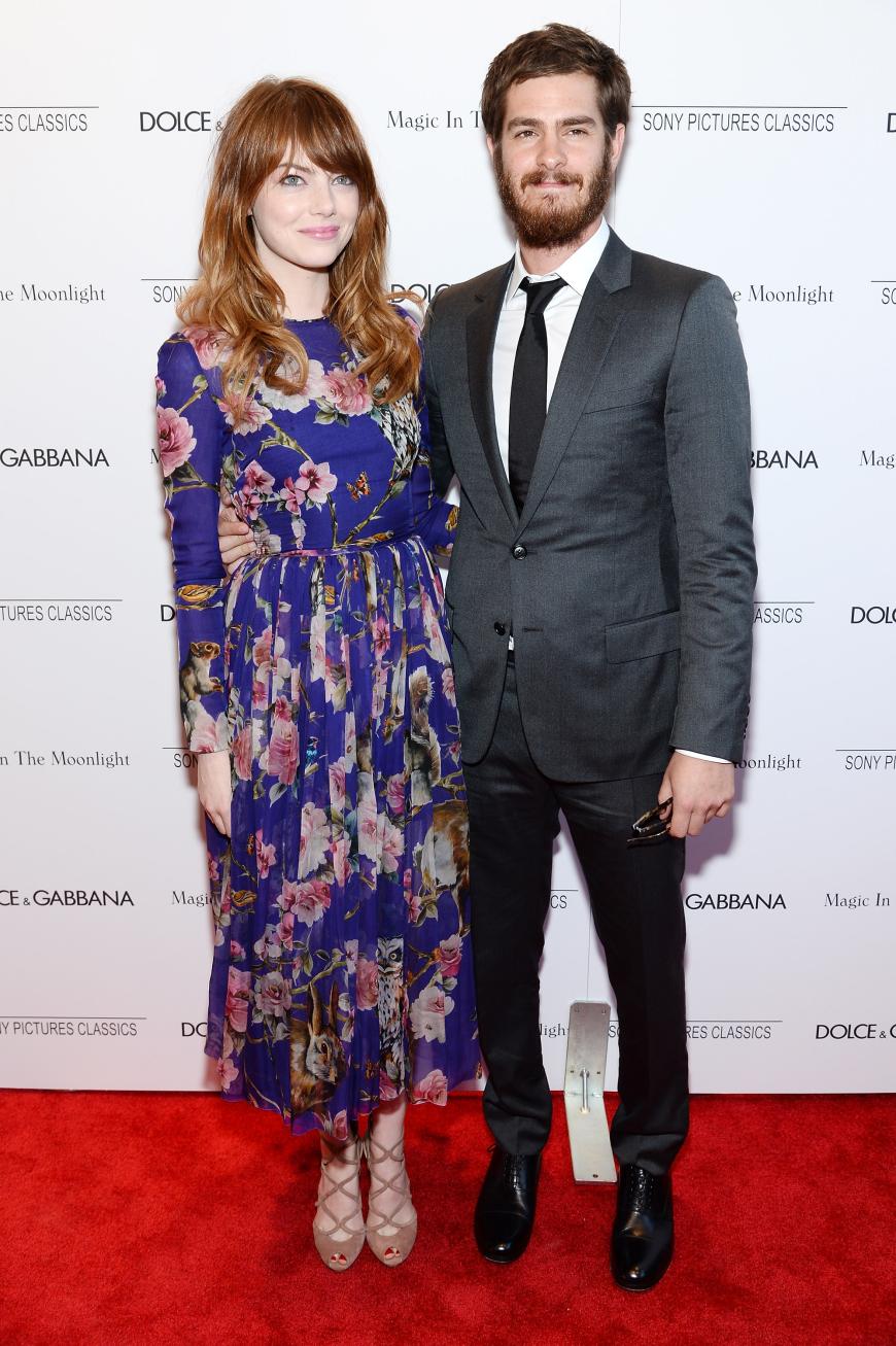 Emma Stone und Andrew Garfield zeigten sich im Juli 2014 als Paar auf dem roten Teppich.