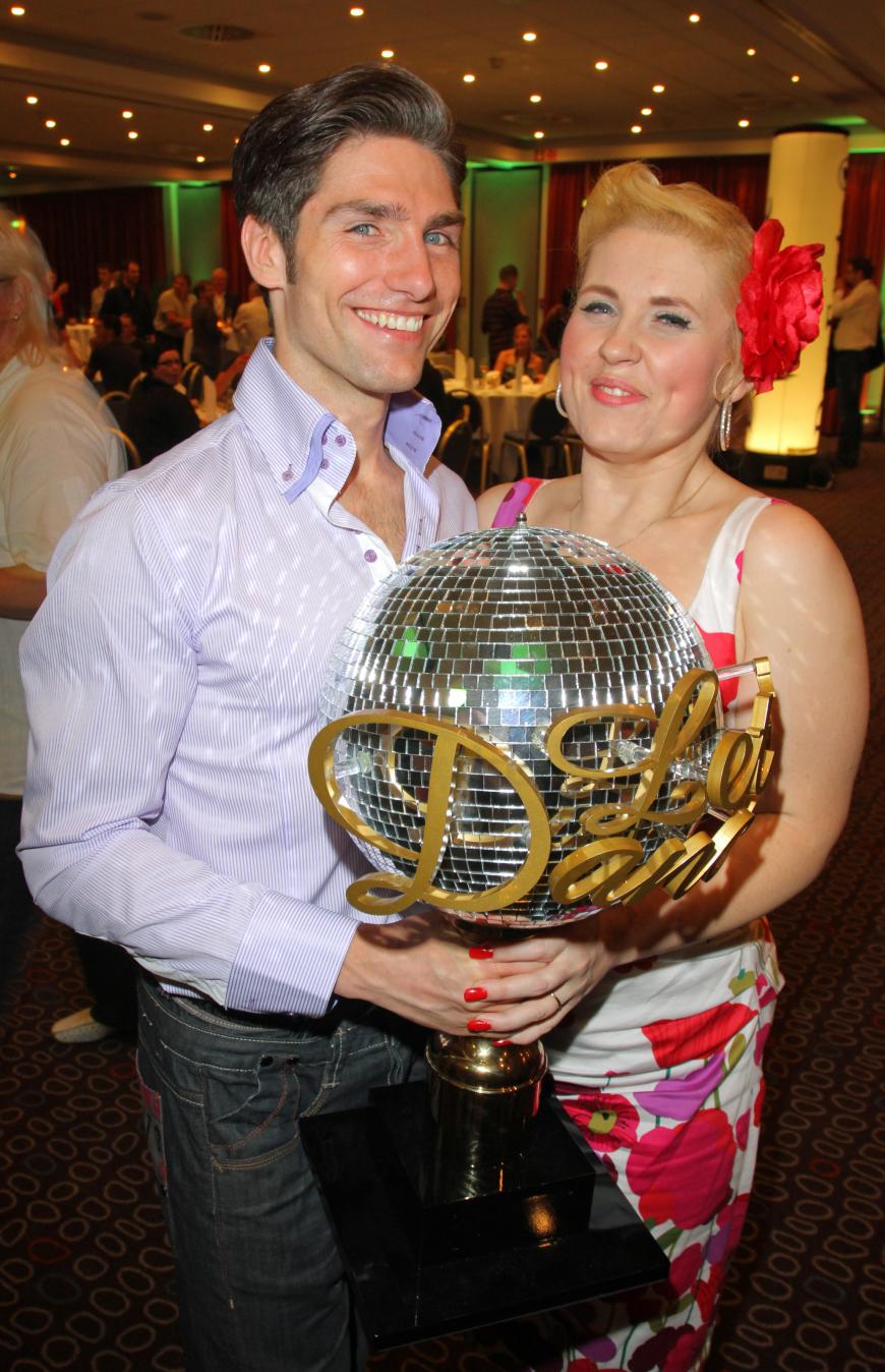 An der Seite von Christian Polanc holte sie 2011 den Sieg ...