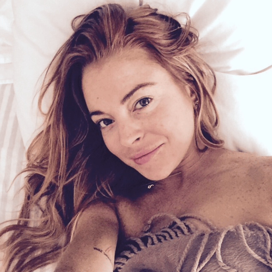 Auch ohne Make-up eine Augenweide: Ungewohnt natürlich präsentiert sich Lindsay Lohan ihren Fans auf Instagram.