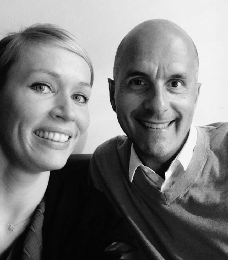 Ein Selfie fürs Fotoalbum: OK!-Redakteurin Mareike traf Christoph Maria Herbst zum Interview.