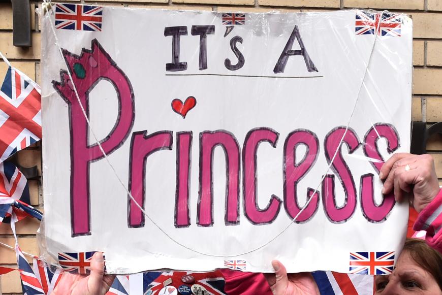 Die Welt freut sich über die Prinzessin.