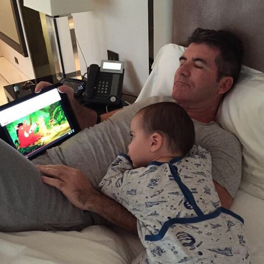 Späte Vaterfreuden: Simon Cowell war jahrelang als stets mies gelaunt und kaltherzig verschrien. Als Eric auf die Welt kam, wurde der