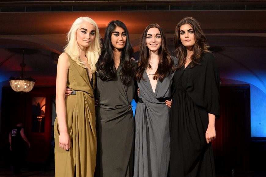 Katharina Wandrowsky, Anuthida Sueray, Ajsa Selimovic oder Vanessa Fuchs (von links): Wer schafft es auf das Cover der