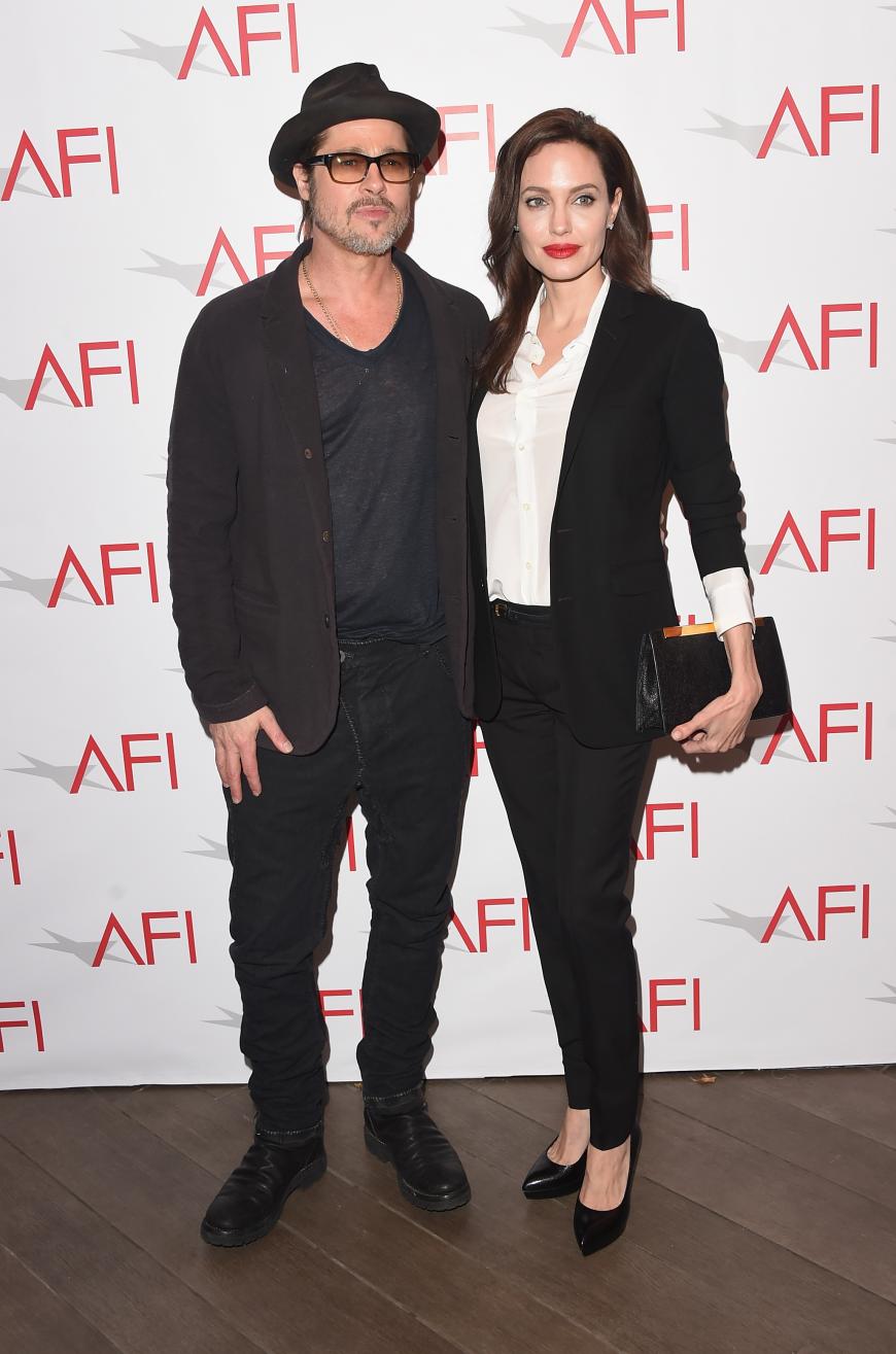 Mittlerer Durchschnitt sind Brad Pitt (1,80 Meter) und Angelina Jolie (1,69 Meter).