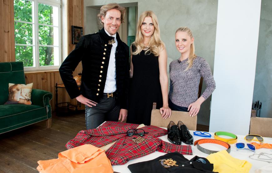 Im Auftrag der Mode: Jens Hilbert mit Tanja Bülter und Gisa Frömming