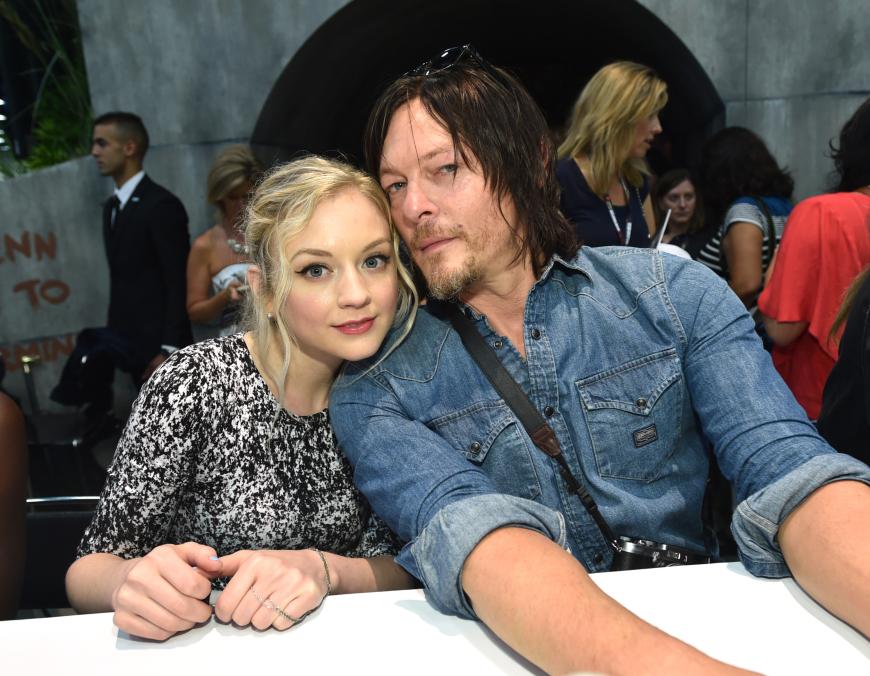 Emily Kinney und Norman Reedus verstehen sich auch im wahren Leben mehr als gut.
