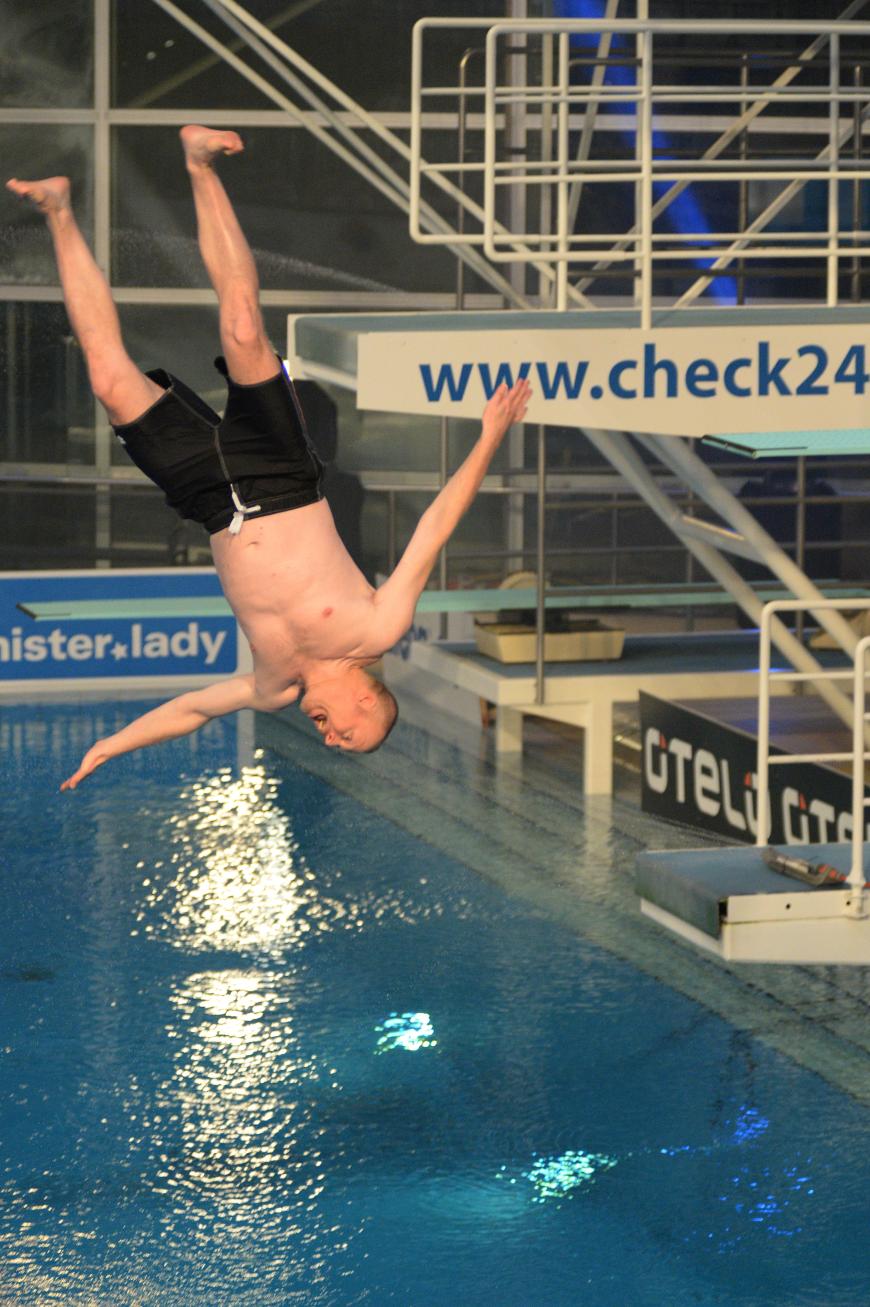 Adrenalin-Junkie: Stefan Raab beim Wasserspektakel
