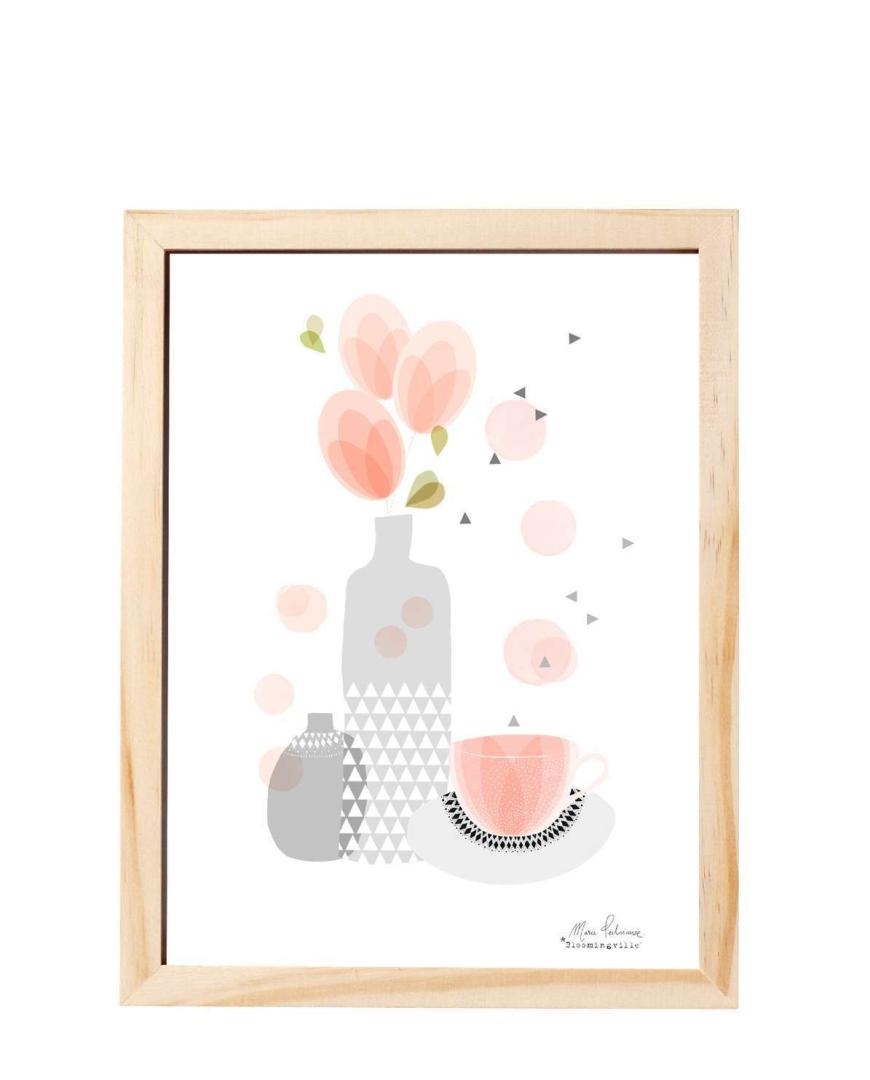 Zarte Farben: Print