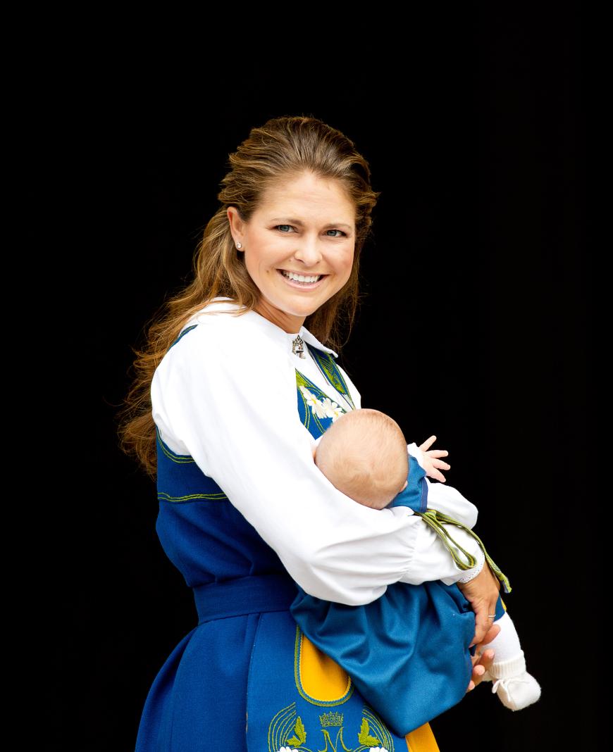 Madeleine von Schweden mit Baby