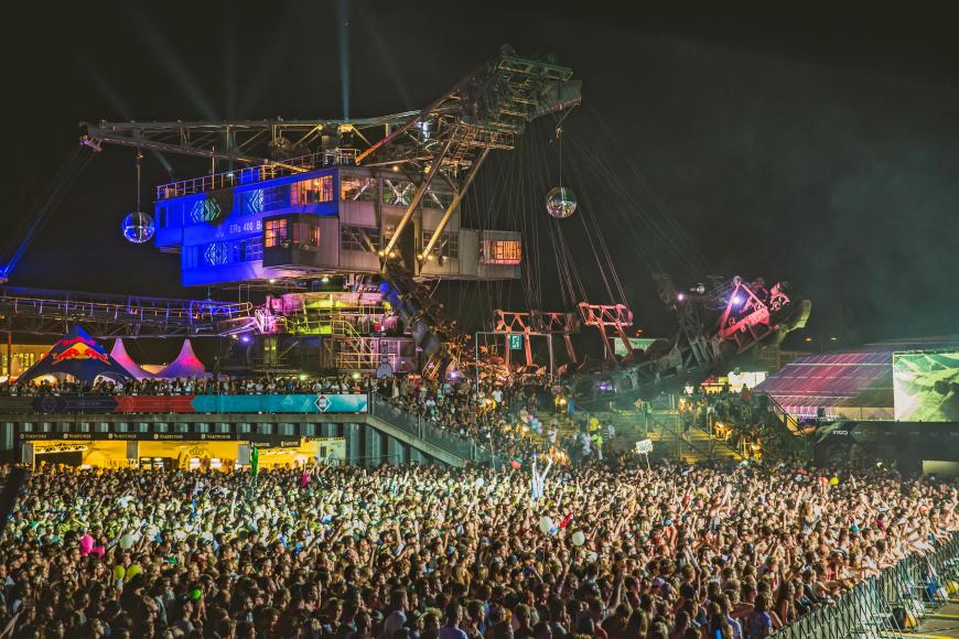 Das Melt Festival in Ferropolis, Gräfenhainichen