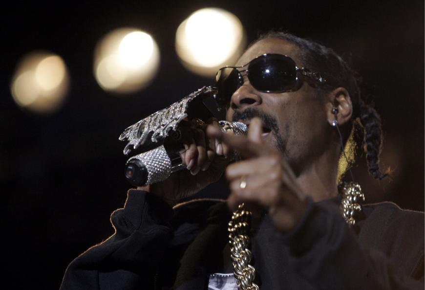 Auch große Acts sind auf den deutschen Festivals zu finden: Hier Snoop Dog beim Splash Festival