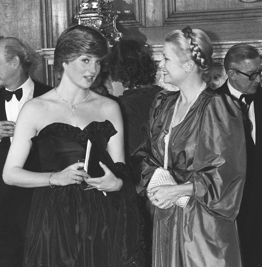 Ikonen unter sich: Diana mit Fürstin Gracia Patricia (rechts) verbindet ein trauriges Schicksal - beide kamen durch einen tragischen Autounfall zu Tode.