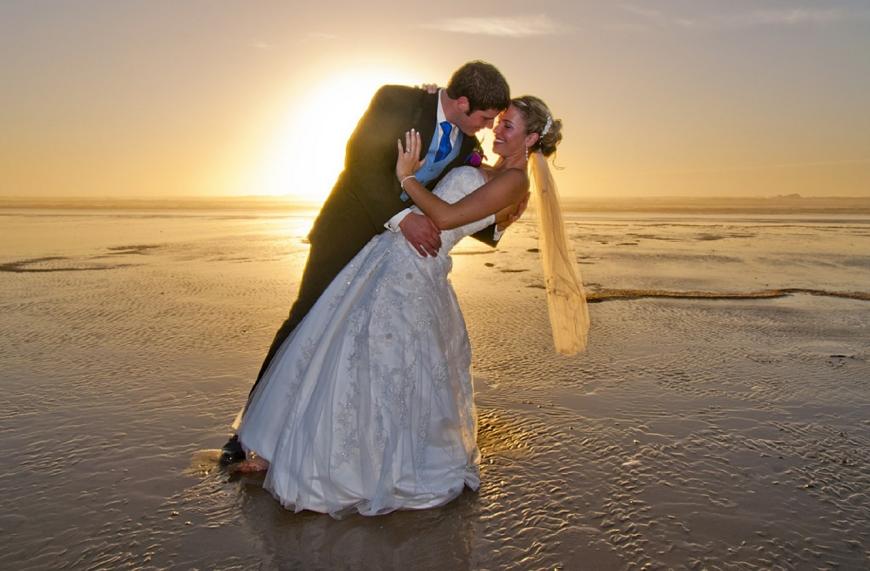 Traumhochzeit am Strand.
