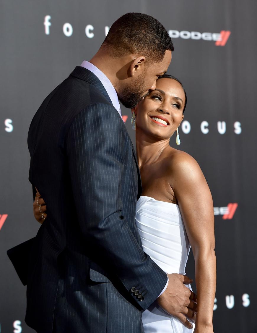 Will Smith ist glücklich mit seiner Jada Pinkett Smith.