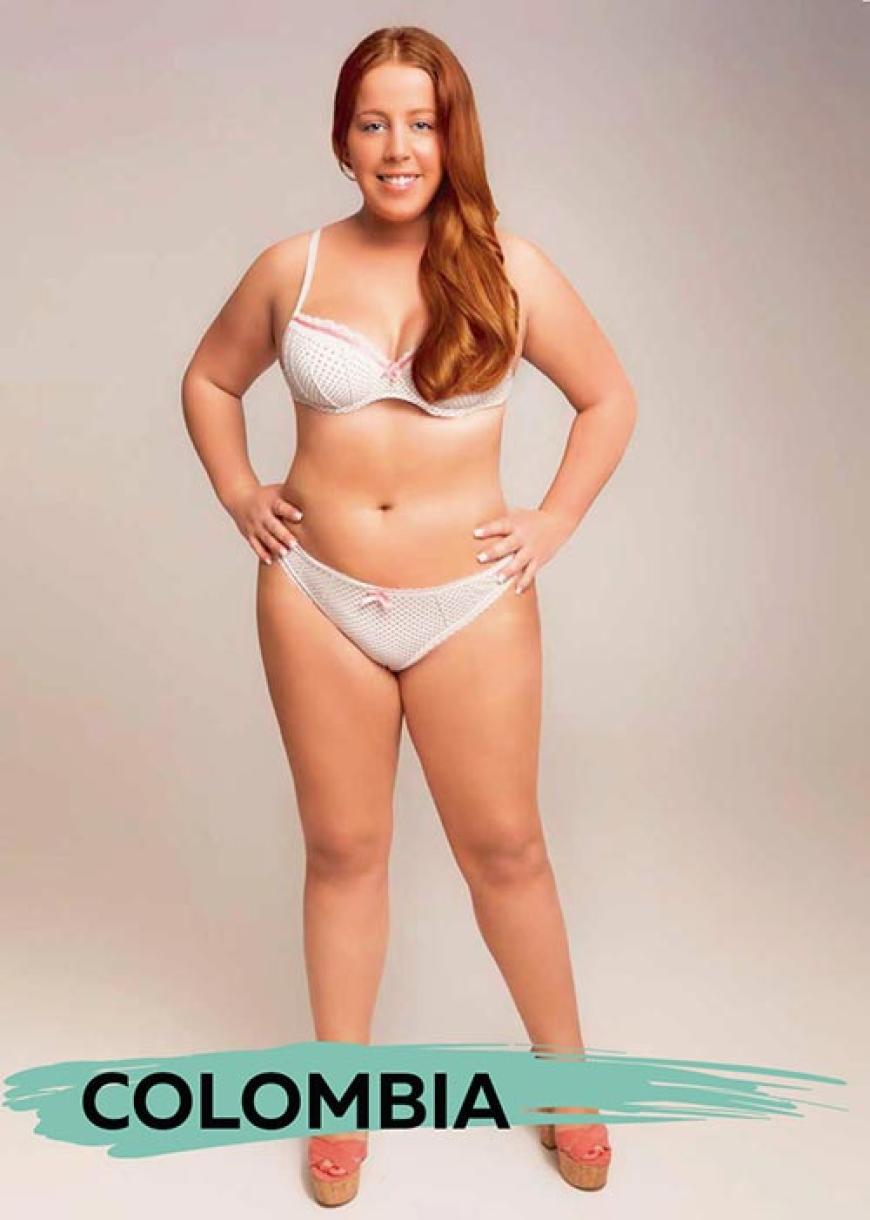 In Kolumbien darf es gerne ein bisschen mehr sein: 66,7 kg und ein BMI von 24,5 sind hier das Ideal.