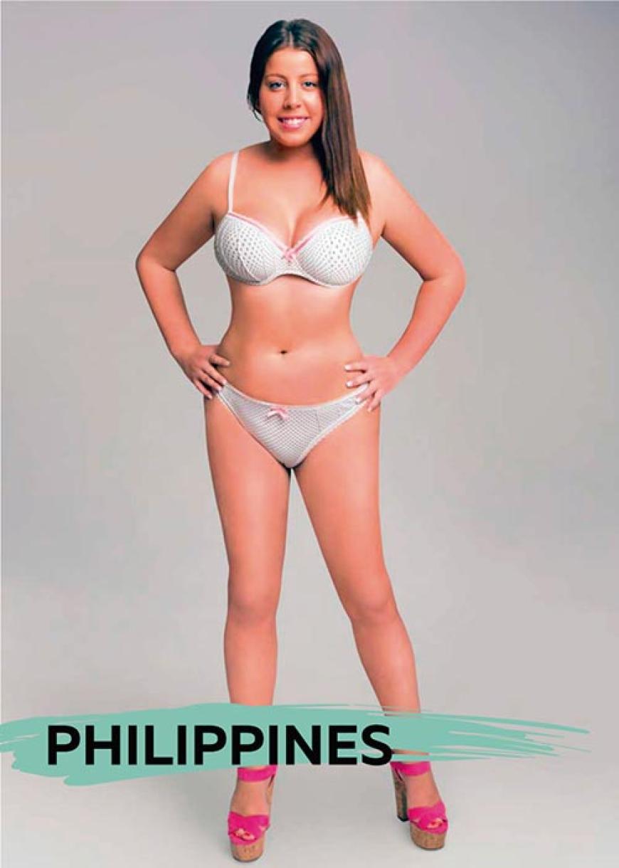 Auf den Philippinen mag man 58,1 Kilogramm - ein BMI von 21,3.