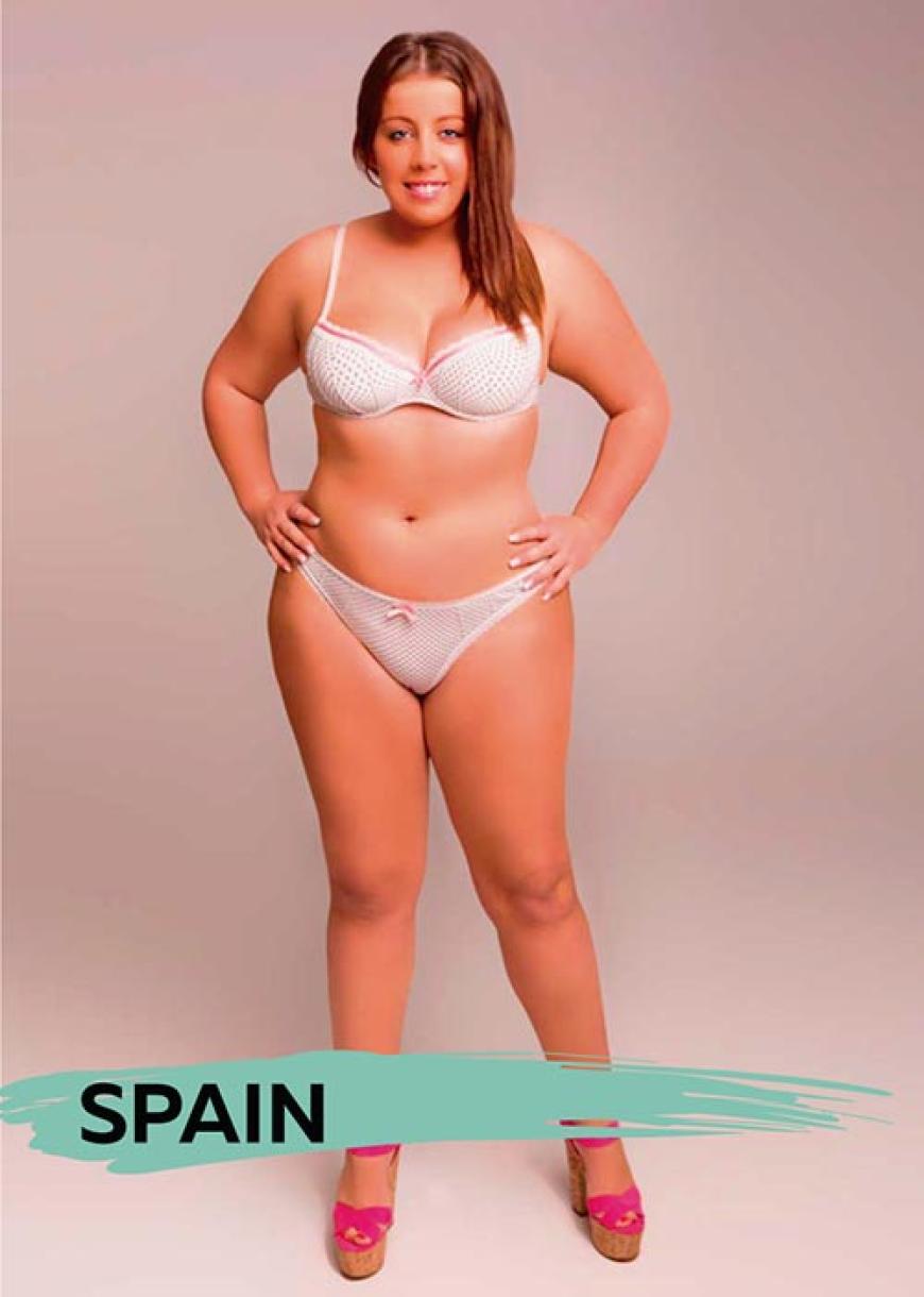 Spanier stehen auf Kurven! Mit 69,4 Kilogramm dürfen Frauen hier am meisten wiegen.
